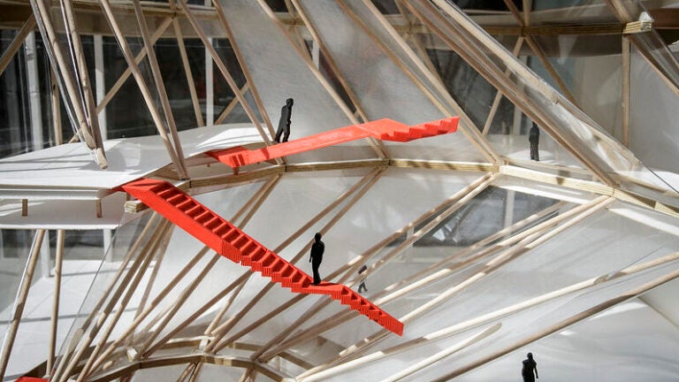 An architecture model from the USC School of Architecture.