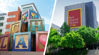 Children's Hospital of Los Angeles and Keck School of Medicine buildings and partnership