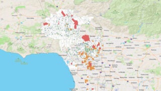 Map of Greater Los Angeles County