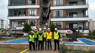 Bora Gencturk with team from Earthquake Engineering Research Institute