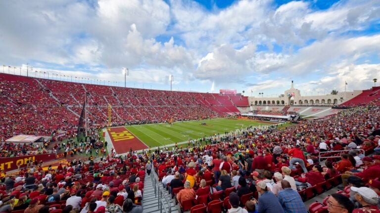 USC football at the Coliseum