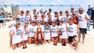 2023 women’s beach volleyball national champions