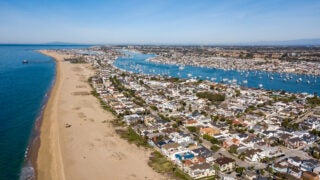 Newport Beach coastline