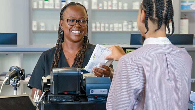 Pharmacists are often the first-line health care providers in underresourced populations .(USC Photo/Gus Ruelas)