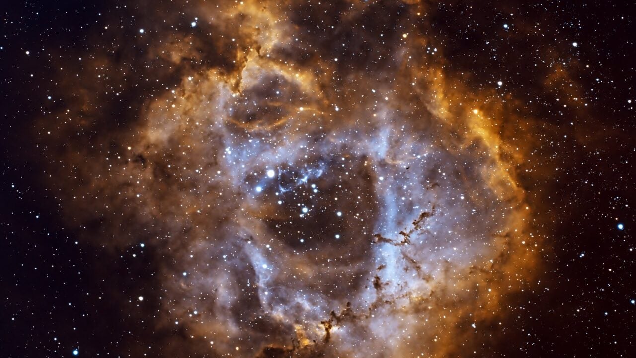 Dean Chris Boone’s interest in systems thinking goes beyond our galaxy and is reflected in his hobby, astrophotography. His photo of the Rosette nebula in the Monoceros constellation — “approximately 5000 light years from Earth and 130 light years in diameter (huge!)” — was taken from his backyard in Arizona by stacking 40 5-minute images to produce this final result. (Photo/Courtesy Chris Boone)