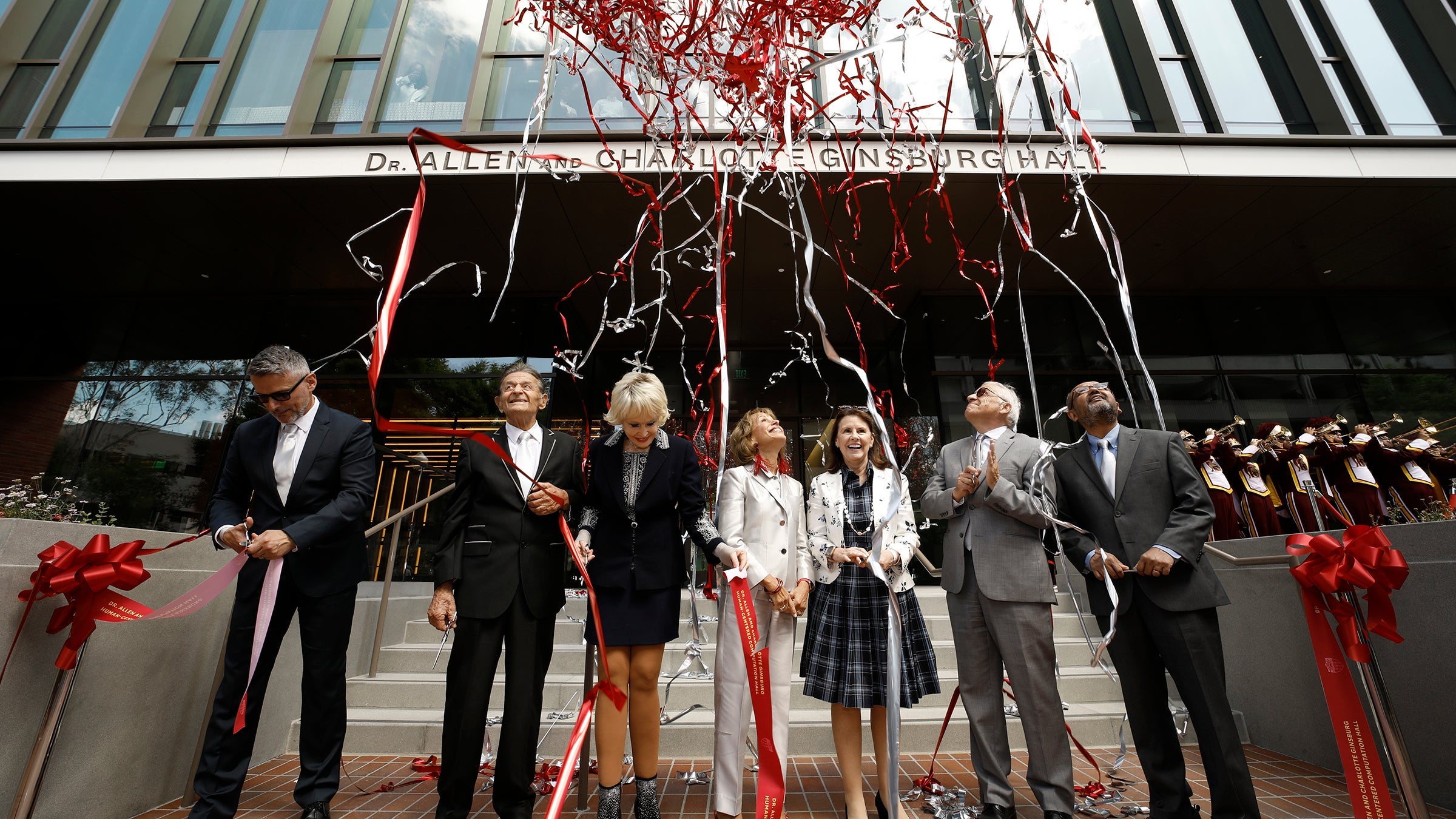 Ginsburg Hall ribbon-cutting