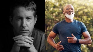 A white male and black male over 50
