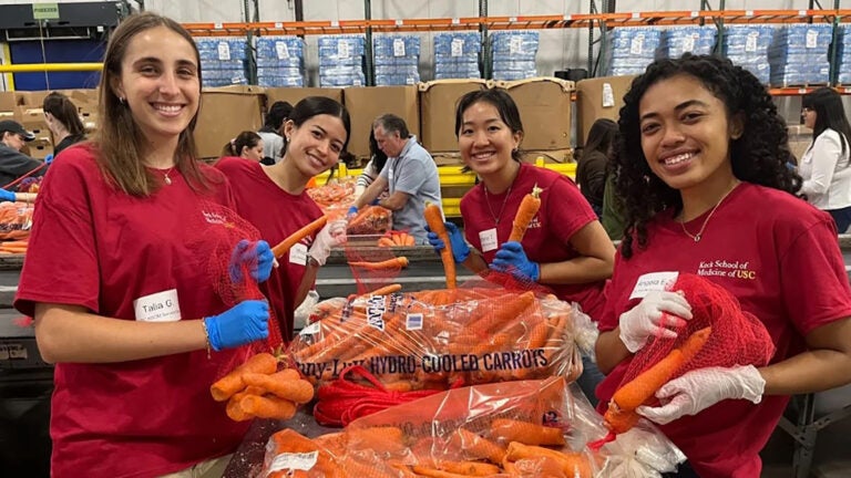 Keck food distribution