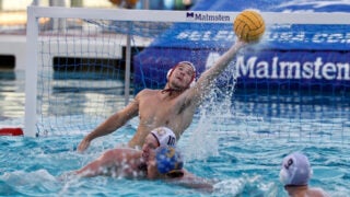 Water polo match play