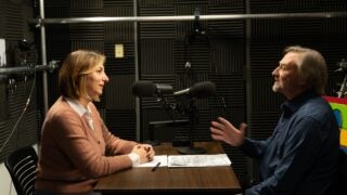 Shushan Karapetian and Peter Cowe