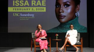 Issa Rae event at USC Annenberg: Alissa V. Richardson and Issa Rae